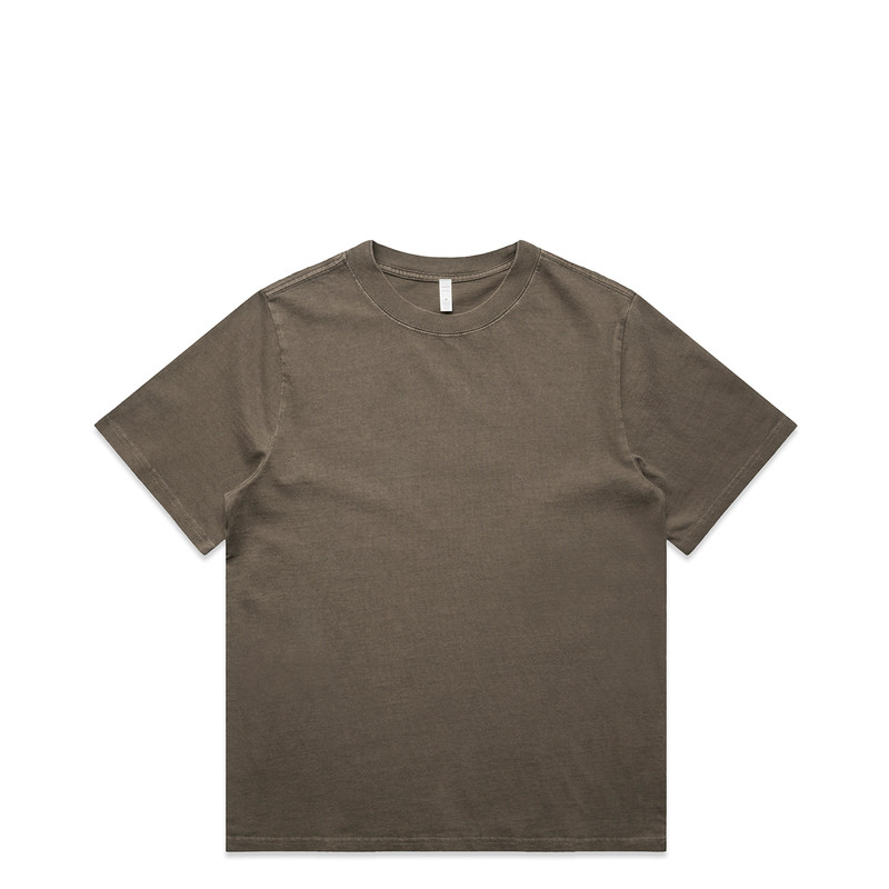 Women's Heavy Faded Tee in Faded brown