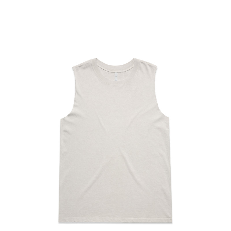 Women's Heavy Faded Tank in Faded bone