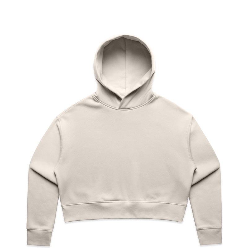 Women's Relax Crop Hood in Bone