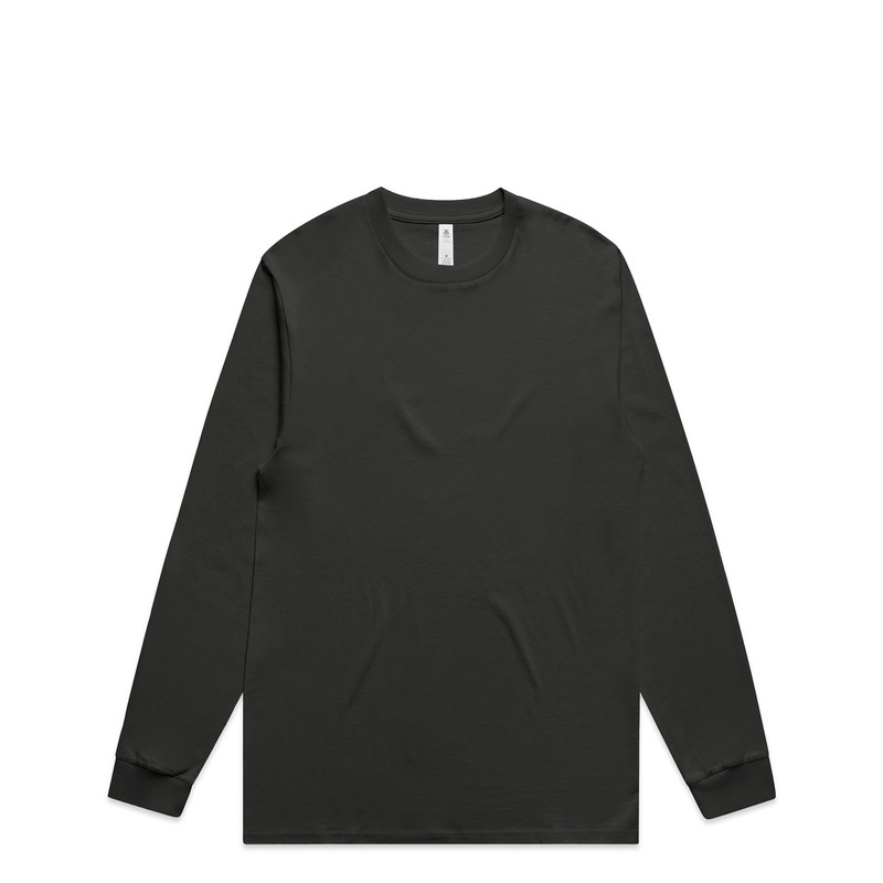 Block L/S Tee in Coal