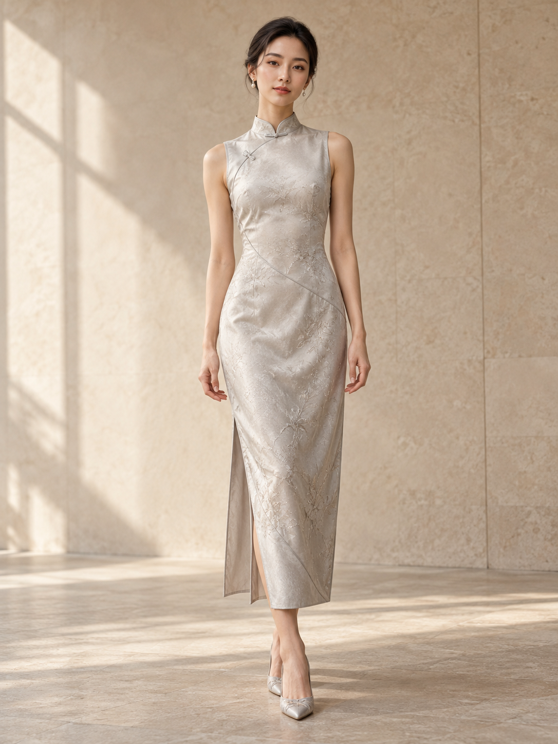 Pearl Modern Cheongsam — design visualization