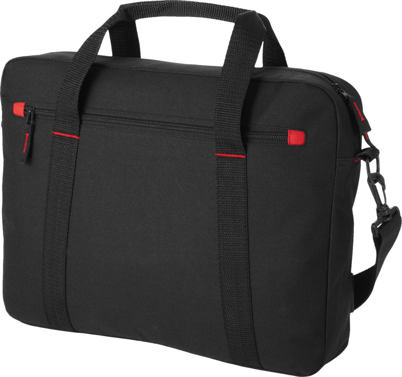 Vancouver 15.4" laptop bag 6L in Black / Red