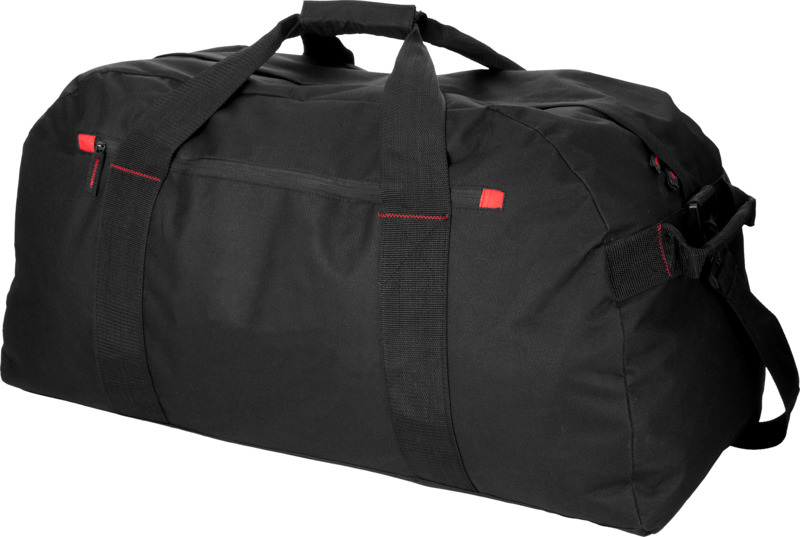 Vancouver extra large travel duffel bag 75L in Black / Red