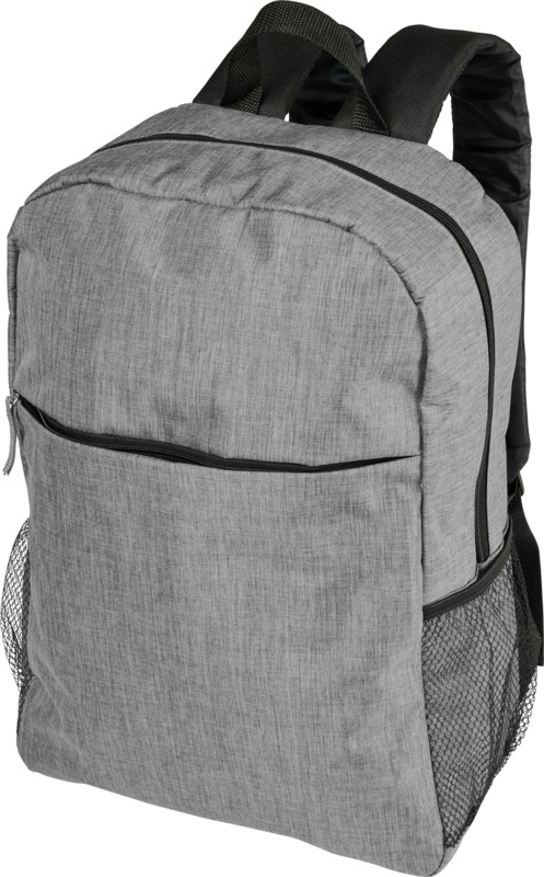 Hoss 15" laptop backpack 18L in Heather medium grey