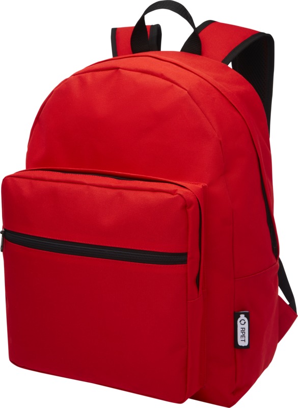 Retrend GRS RPET backpack 16L in Red