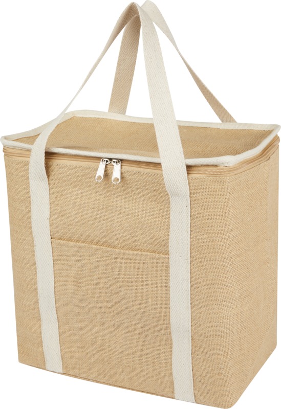 Juta 300 g/m² jute cooler bag 19L in Natural / White
