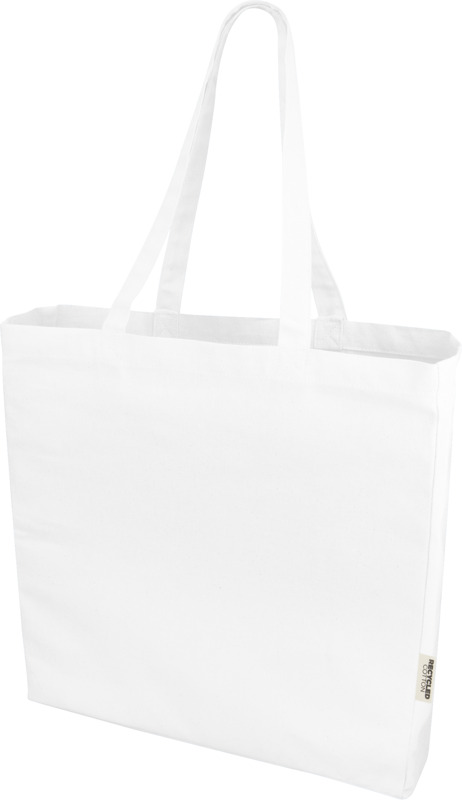 Odessa 220 g/m² GRS recycled tote bag 13L in White